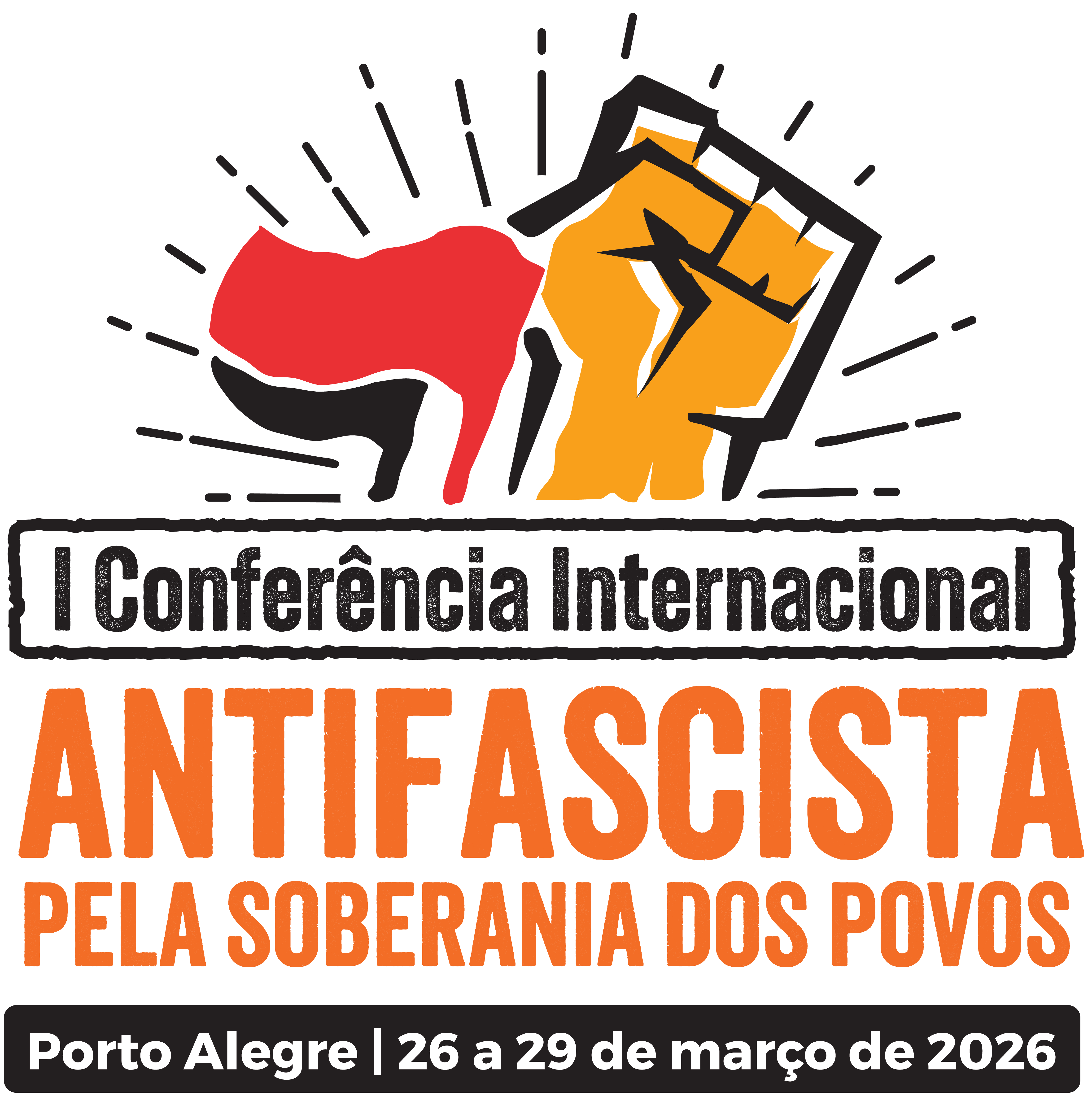 Ière Conférence Internationale Antifasciste Logo